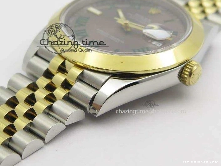 AAA Replica Watches SS A DateJust Version Edition II BP 3606 Bracelet Colorful 41mm Dial YG Jubilee Best Maker On Gray New Roman 0105